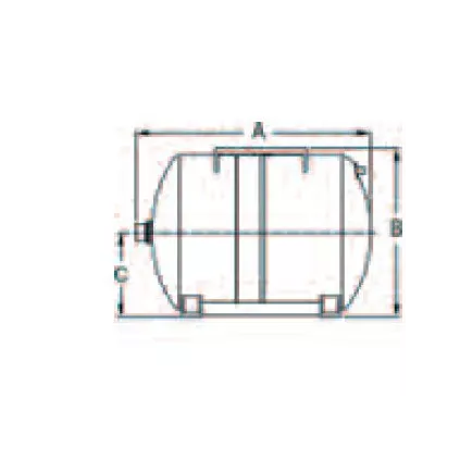 Réservoir à diaphragme horizontale 20 litres challenger
