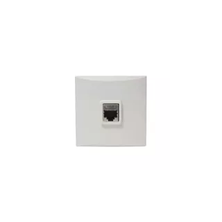 Prise RJ 45 EMERAUDE Blanc 732370 DEBFLEX