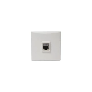 Prise RJ 45 EMERAUDE Blanc 732370 DEBFLEX