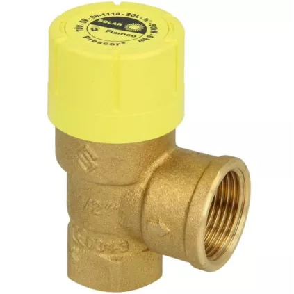 Soupape Solaire 6 Bars Flamco F1/2 3/4