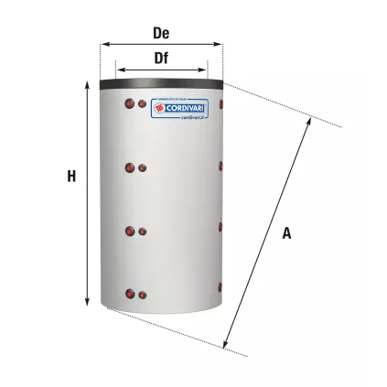 Ballon stockage chauffage 1000 Litres Gamme Standard