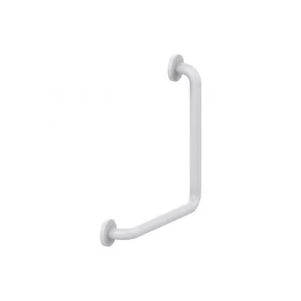 Barre de Maintien Coudé Alu Gainée ABS Antibactérien 300mm