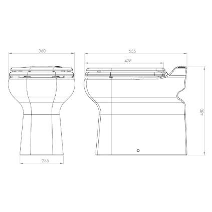 Cuvette Sanicompact elite ECO+ Silence