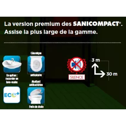 Cuvette Sanicompact elite ECO+ Silence