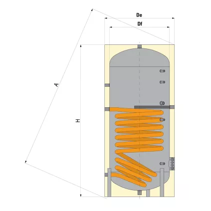 Ballon Réchauffeur ECS 300 Litres ACS