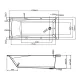 Baignoire Acrylique INCA 1700x750x415 mm OTTOFOND