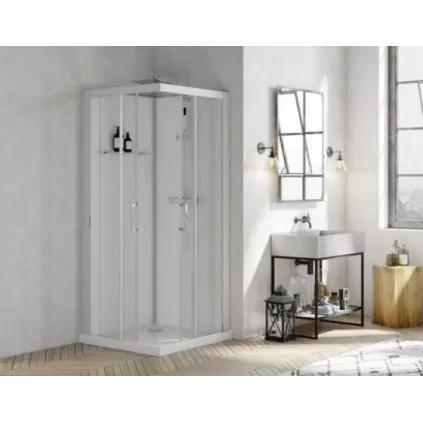 Cabine de douche Carré BROOKLYN 90x90 KINEDO - eco-bricolage