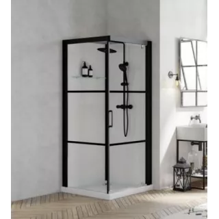 Cabine de douche Carré BROOKLYN Factory 90x90 KINEDO - eco-bricolage