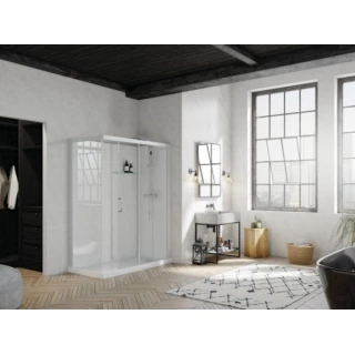 Cabine de douche Rectangulaire BROOKLYN KINEDO