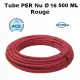 Tube PER Nu Ø 16 Rouge 500M SOMATHERM - eco-bricolage