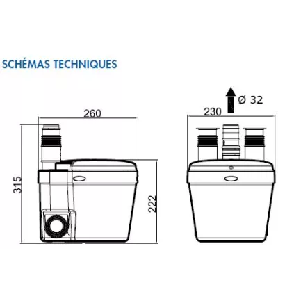 Mini Station de Relevage VD110S