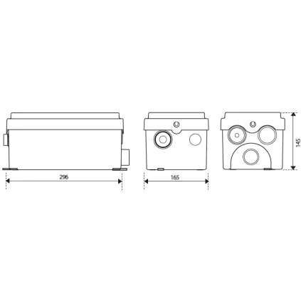 Pompe de relevage domestique SANIDOUCHE +