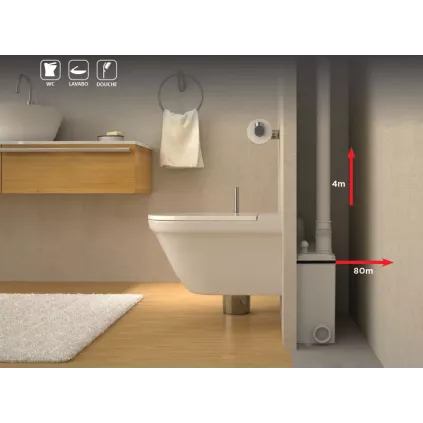 Broyeur WC suspendue W16P WATERMATIC