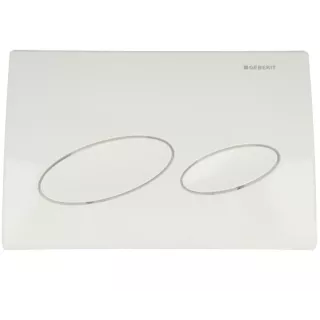Plaque de Commande KAPPA 20 Blanc 115.288.11 GEBERIT