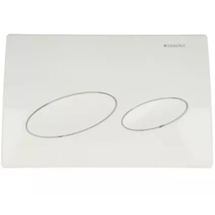 Plaque de Commande KAPPA 20 Blanc 115.288.11 GEBERIT