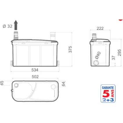 Pompe de relevage VIDMATIC VD120