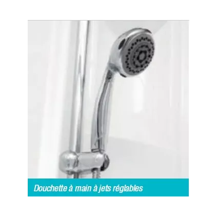 Cabine KINEPRIME 70 Angle Porte Pivotante