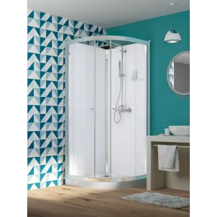 Cabine EDEN 80x80 1/4 de ROND THERMOSTATIQUE CA 823 kinedo