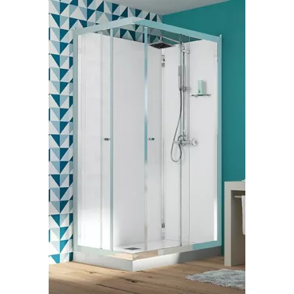 Cabine douche EDEN 100x80 Porte coulissante CA826