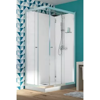 Cabine EDEN 120X80 Portes Coulissantes Receveur 18 cM KINEDO -