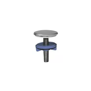 cache trou PRESTO blanc ou chromée pour robinetterie D 50mm