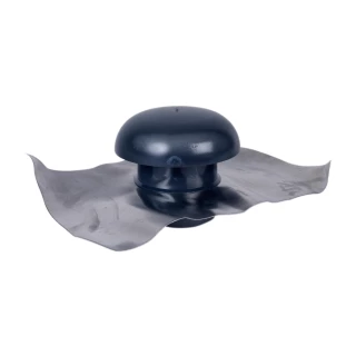Chapeau de Ventilation Anthracite D100 Bavette étanchéité nicoll