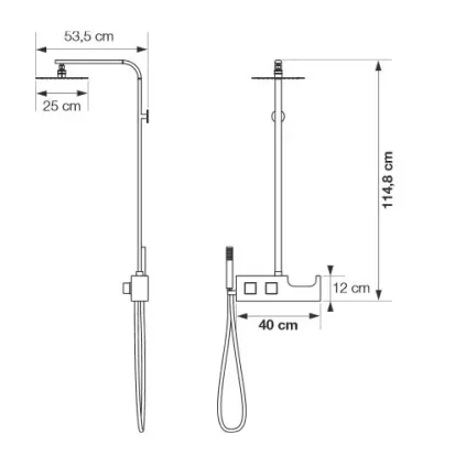 Colonne Douche AQUACHROME CD300