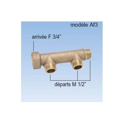 Collecteur Distrigripp Sanitaire 3/4 1/2 WATTS