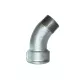 coude galva 45° MF long pour plomberie irrigation