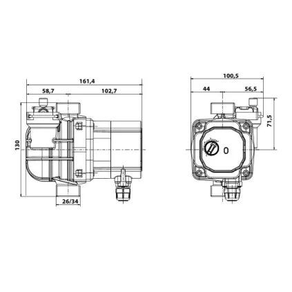 Circulateur Automatique ENERJFLUID 1" 130mm Avec Dégazeur