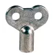 Clé de radiateur pour tous les purgeur la clé est indispensable