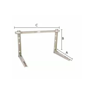 Support Muraux réglable 120KG climatisation - eco-bricolage
