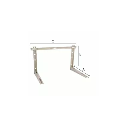 Support Muraux réglable 120KG climatisation - eco-bricolage