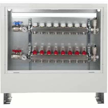 Coffret Plancher chauffant à Encastré Laqué Blanc