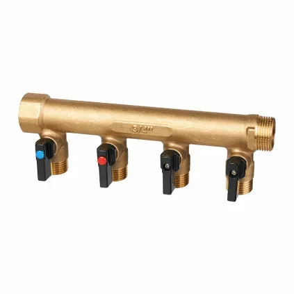 Collecteur M-F 3/4 avec vannes intégrées 1/2 - ECO-BRICOLAGE