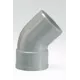 coude pvc 45° NF male femelle GIRPI - ECO-BRICOLAGE