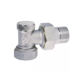 Coude de réglage 3/4 Nickelé Thermador CR20 pour radiateur