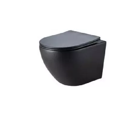 Cuvette Suspendu Sans Bride Noir ODESIGN - eco-bricolage