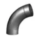 Coude de gouttière zinc 80