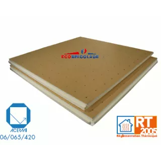 Dalle de plancher chauffant Lisse 100 mm SOMATHERM R4.65 6.00M²