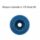 Disque à Lamelle ø 115 Grain 80 ECO-BRICOLAGE