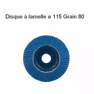 Disque à Lamelle ø 115 Grain 80 ECO-BRICOLAGE