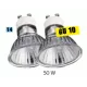 Ampoule halogène 50 Wts GU 10 x 2 TECHIT
