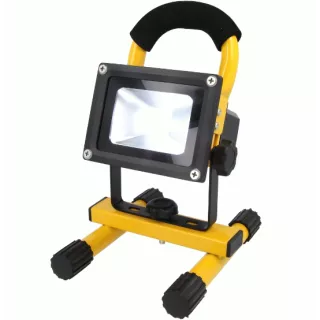 Projecteur Chantier Version Accu LED 10 Wts ECO-BRICOLAGE
