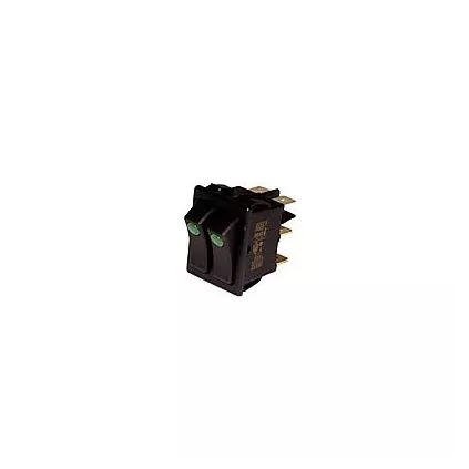 INTERRUPTEUR UNIPOLAIRE DOUBLE A VOYANT F3AA40156 FRISQUET