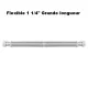 Flexible Tresse Acier DN32 1 1/4 FF Grande longueur ECO-BRICOLAGE -