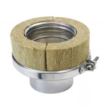 Raccord Simple paroi Conduit Isolé 80/130 80M TEN