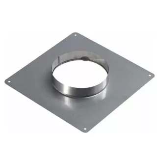 Plaque de Finition Inox Carré 300x300 TEN eco-bricolage.com