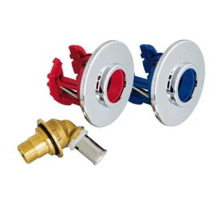 FIXOPLAC Lavabo PER à Sertir 12MM sortie 3/8 M SOMATHERM