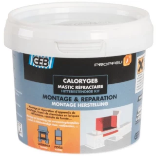 Calorygeb en pot Mastic réfractaire haute température pour Insert